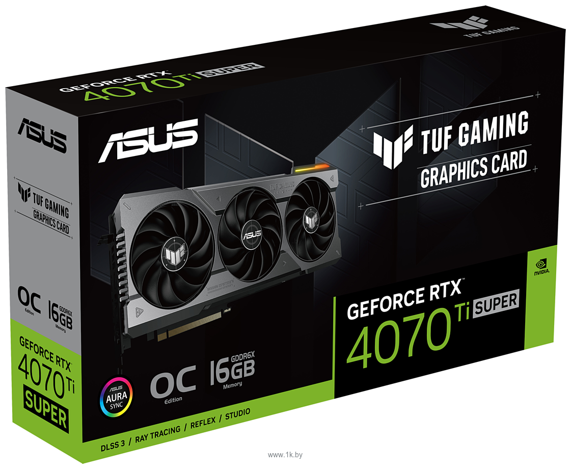 Фотографии ASUS TUF Gaming GeForce RTX 4070 Ti Super 16GB GDDR6X OC Edition (TUF-RTX4070TIS-O16G-GAMING)