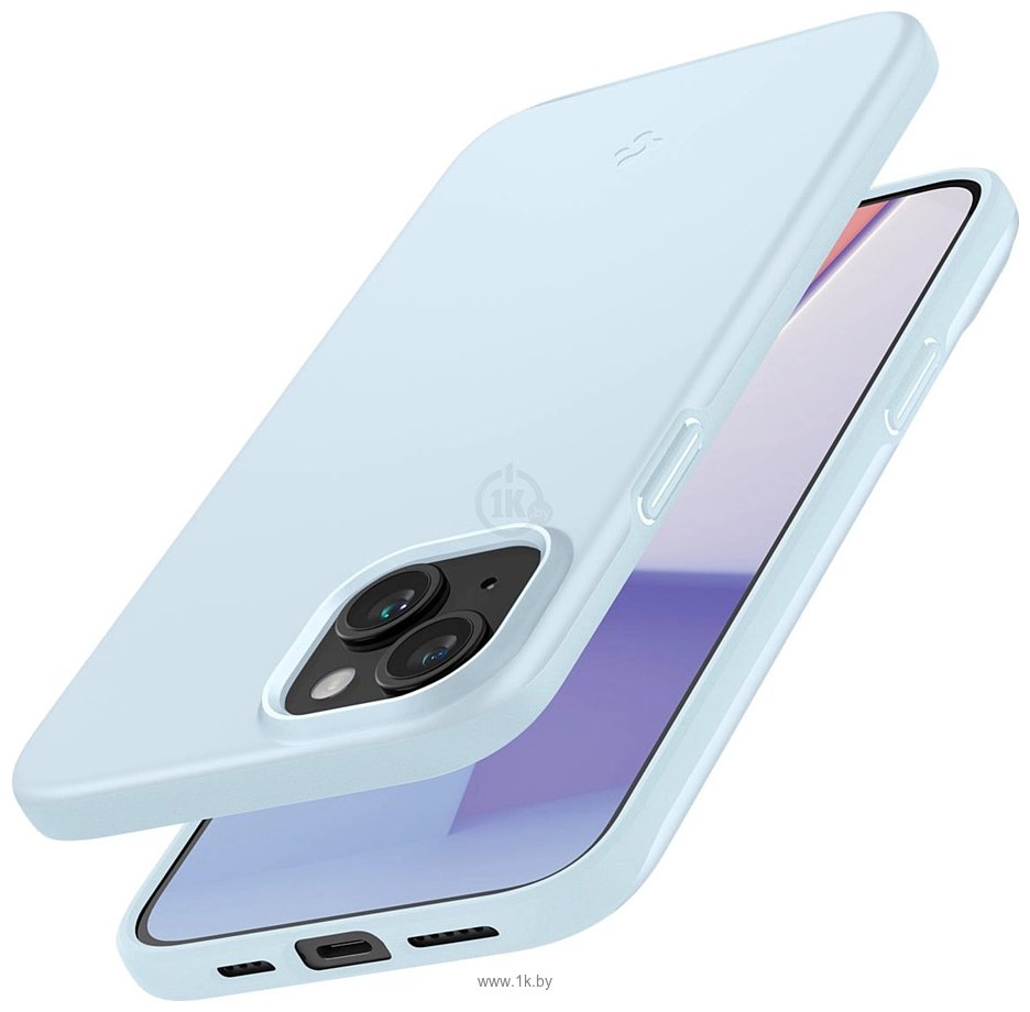 Фотографии Spigen Thin Fit для iPhone 15 ACS06781 (синий)