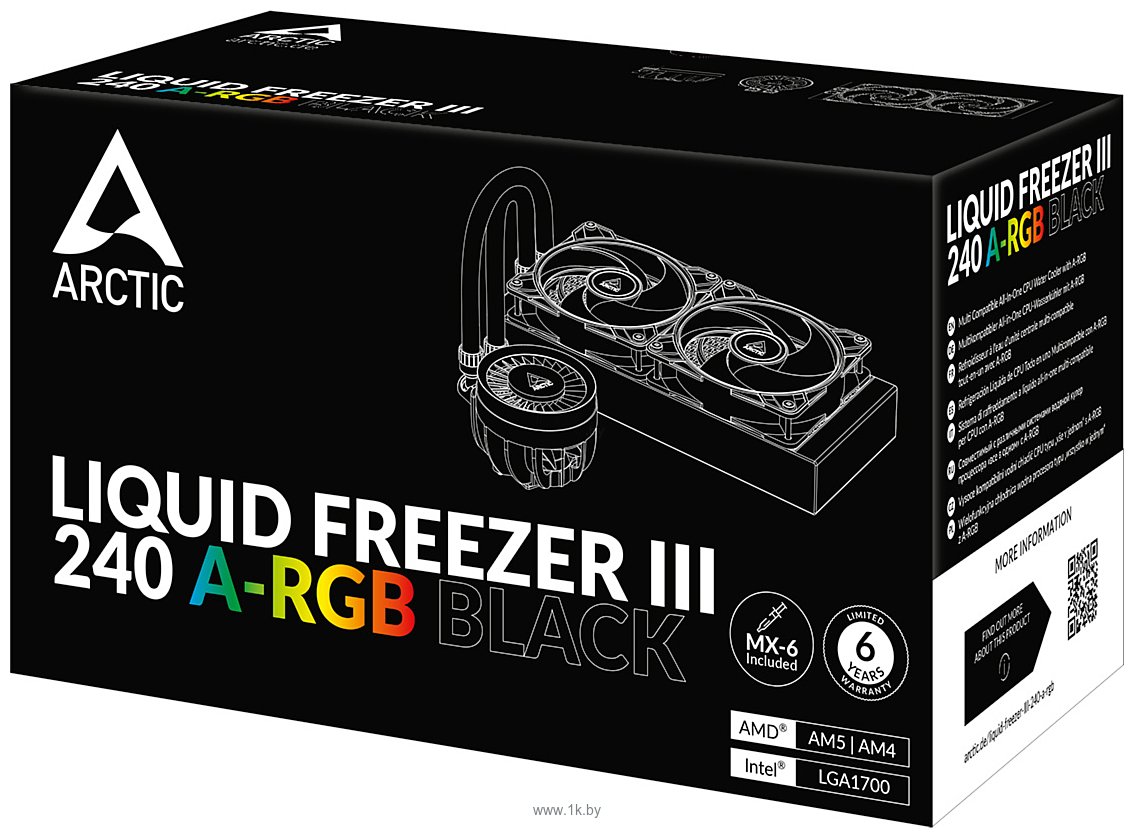 Фотографии Arctic Liquid Freezer III 240 A-RGB Black ACFRE00142A