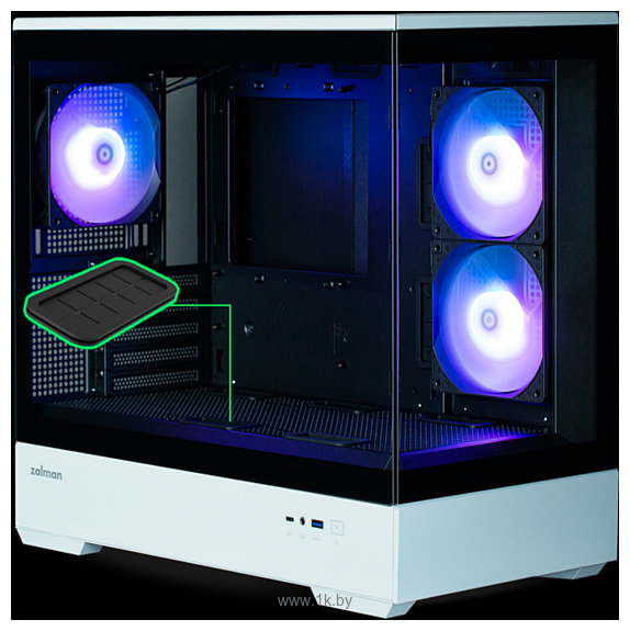 Фотографии Zalman P30 (черный/белый)