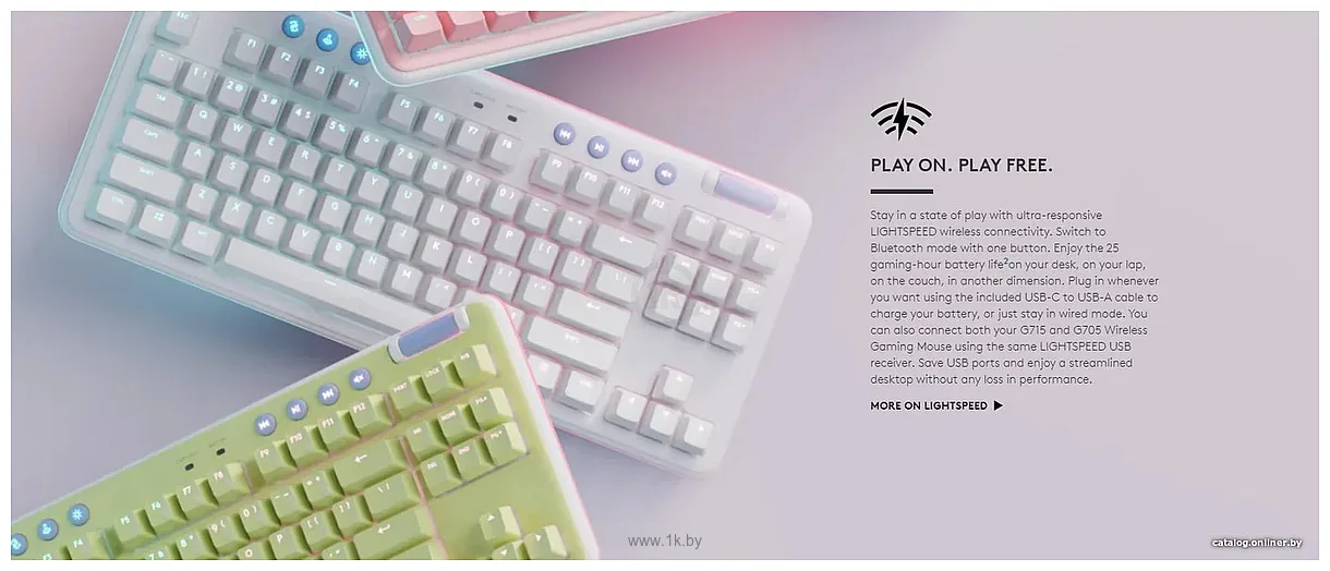 Фотографии Logitech G715 Linear 920-010691 нет кириллицы