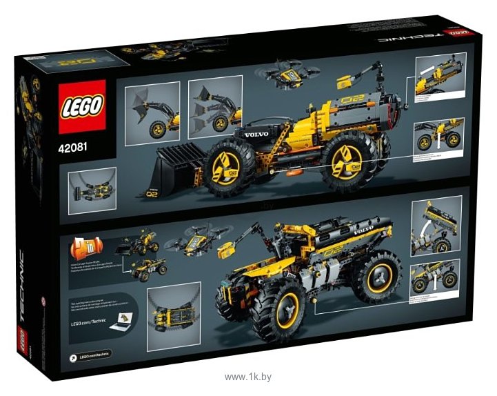 Фотографии LEGO Technic 42081 VOLVO колёсный погрузчик ZEUX