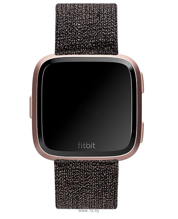 Фотографии Fitbit вязаный для Fitbit Versa (розовый/черный)