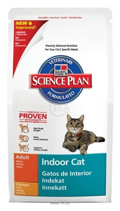 Фотографии Hill's Science Plan Feline Adult Indoor Cat Chicken (4 кг)