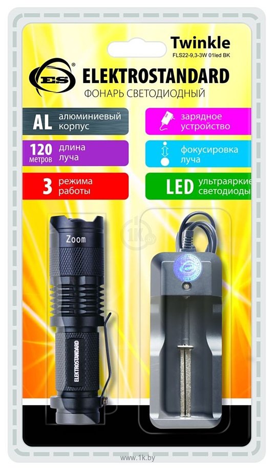 Фотографии Elektrostandard Twinkle FLS22-9,3-3W 01led BK