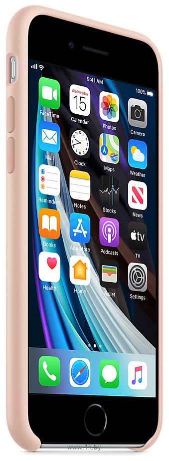 Фотографии Apple Silicone Case для iPhone SE (розовый песок)