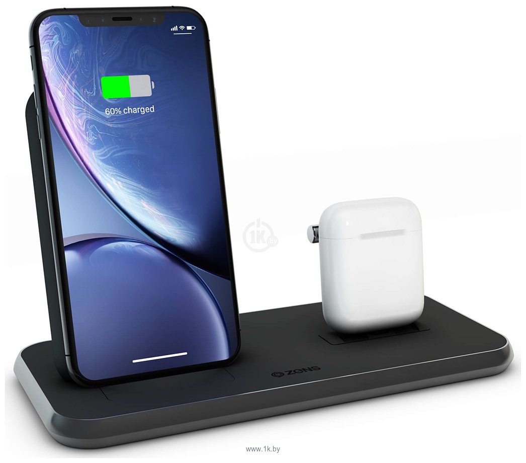 Фотографии Zens Stand+Dock Aluminium Wireless Charger (черный) 