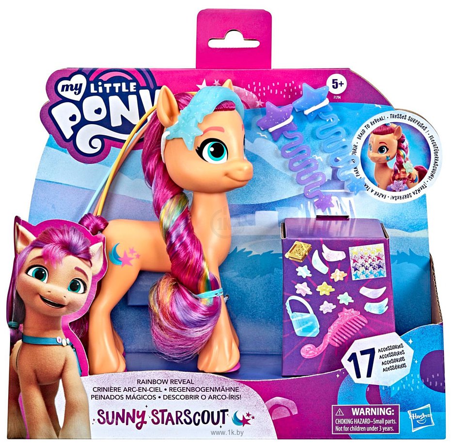 Фотографии Hasbro My Little Pony Радужные волосы Санни F1794