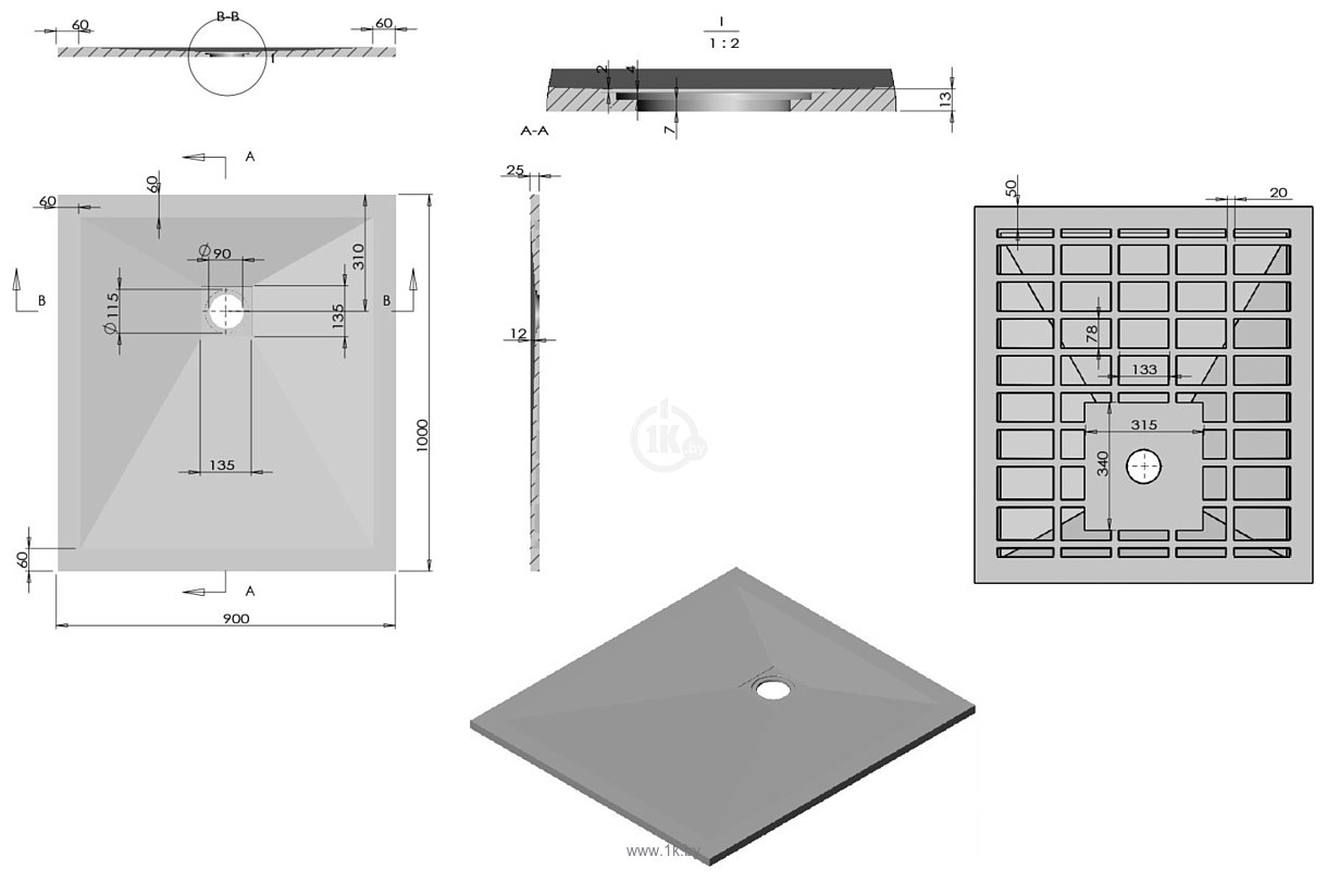 Фотографии Vincea VST-4SR9010A 100x90