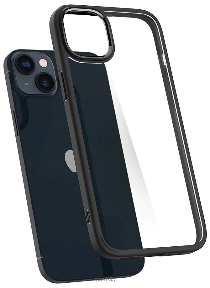 Фотографии Spigen Ultra Hybrid iPhone 14 Matte Black ACS05041 (черный матовый)