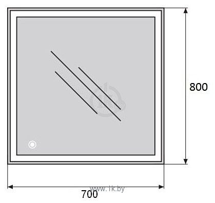 Фотографии BelBagno  SPC-GRT-700-800-LED-TCH-WARM