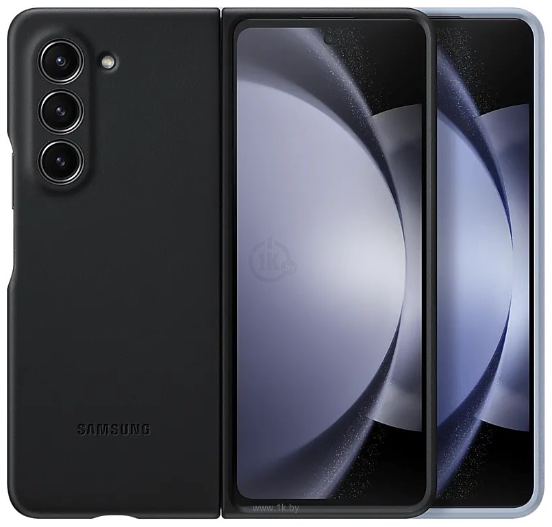 Фотографии Samsung Eco-Leather Case Z Fold5 (голубой)