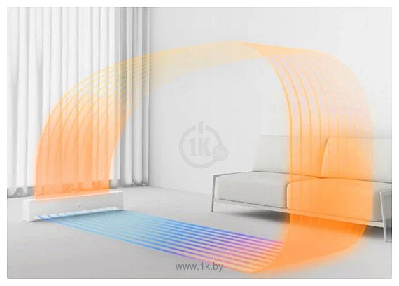 Фотографии Xiaomi Mijia Skirting Electric Heater TJXDNQ07ZM (с переходником на евровилку)