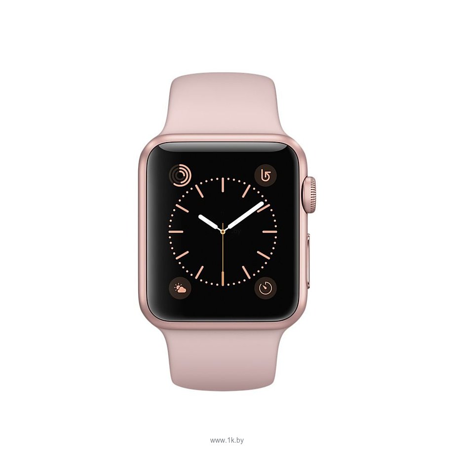 Фотографии Apple Watch Series 1 38mm Rose Gold with Pink Sand Sport Band (MNNH2)