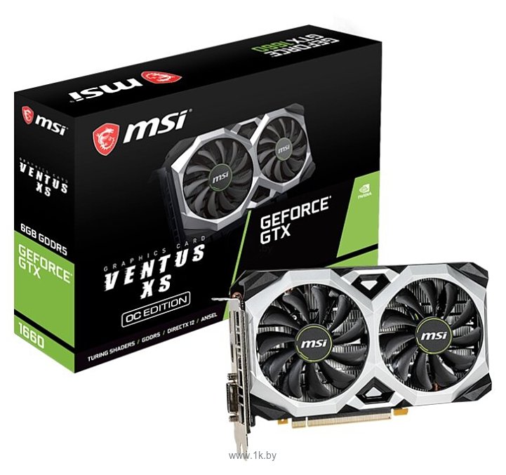 Фотографии MSI GeForce GTX 1660 VENTUS XS OCV1