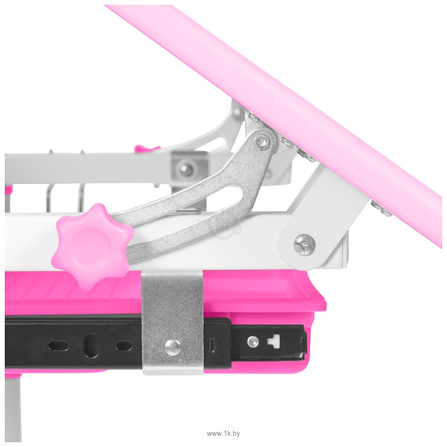 Фотографии Anatomica Vitera + стул + выдвижной ящик + подставка + светильник (белый/розовый)