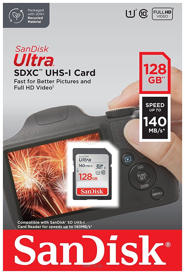 Фотографии SanDisk Ultra SDXC SDSDUNB-128G-GN6IN 128GB