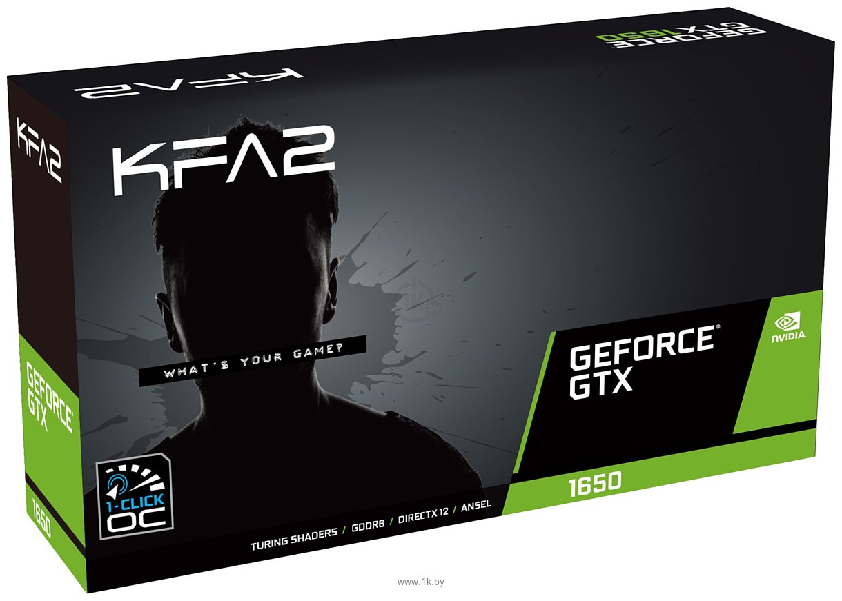 Фотографии KFA2 GeForce GTX 1650 EX 1-Click OC 4GB (65SQL8DS66EK)