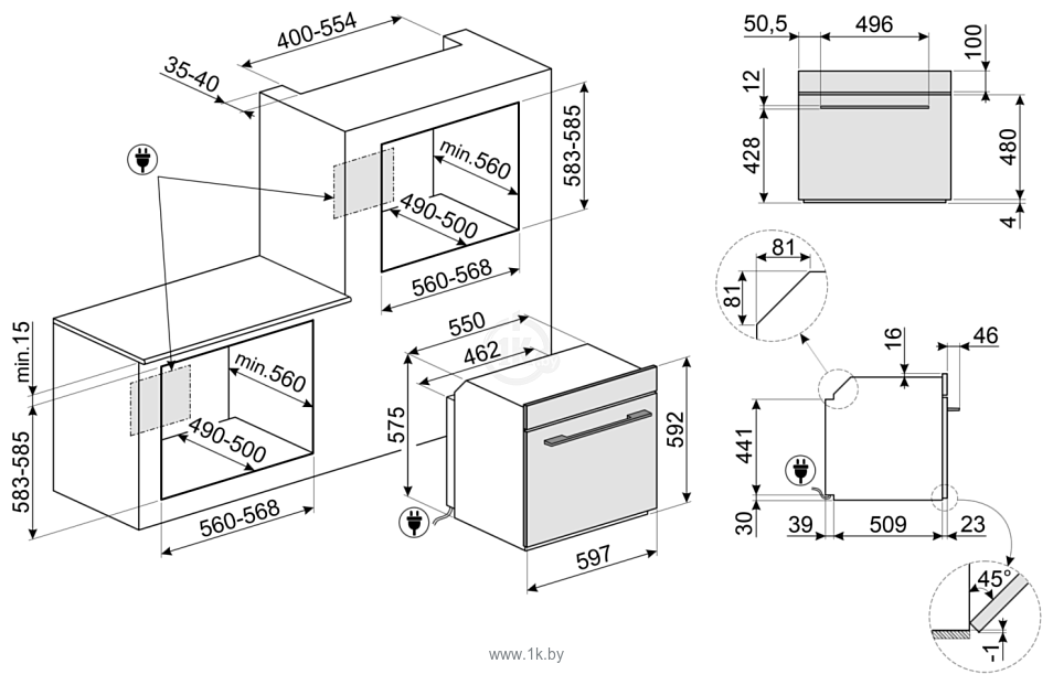 Фотографии Smeg Linea Aesthetic SO6101S2B3