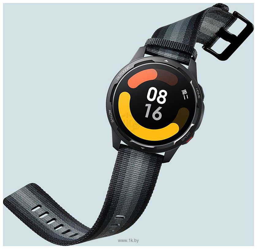 Фотографии Xiaomi Braided Nylon Strap для Xiaomi Watch S1 Active (графитовый черный)