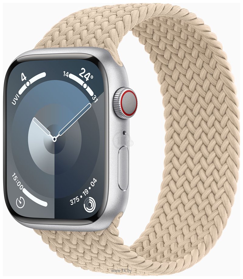 Фотографии Apple Watch Series 9 LTE 45 мм (алюминиевый корпус, ремешок-пряжка)