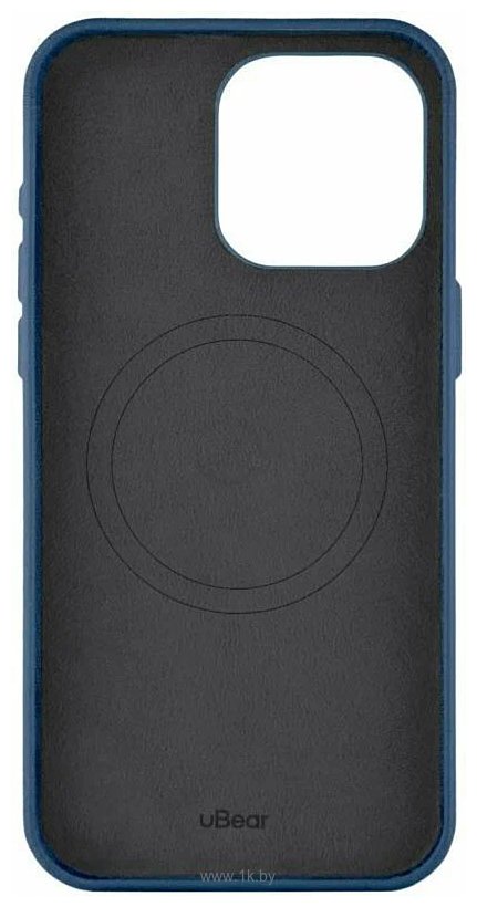 Фотографии uBear Capital Leather для iPhone 15 Pro Max (темно-синий)
