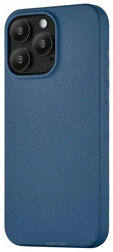 Фотографии uBear Capital Leather для iPhone 15 Pro Max (темно-синий)
