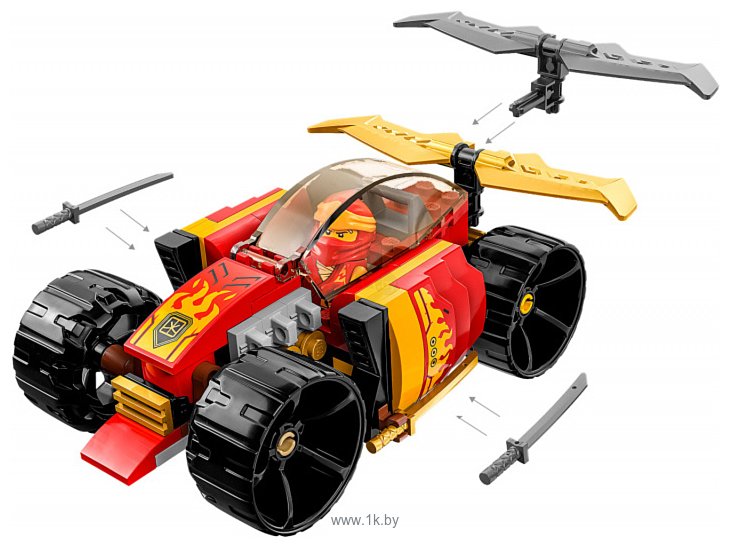 Фотографии LEGO Ninjago 71780 Гоночная машина ЭВО Кая