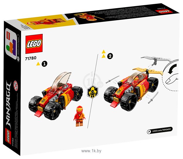 Фотографии LEGO Ninjago 71780 Гоночная машина ЭВО Кая