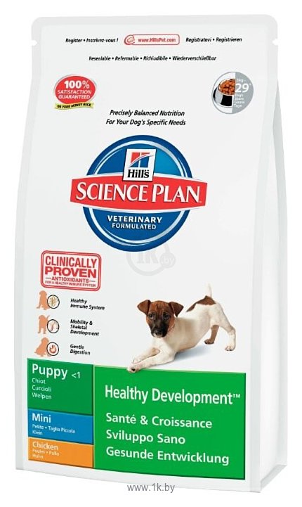 Фотографии Hill's (7.5 кг) Science Plan Puppy Healthy Development Mini Chicken