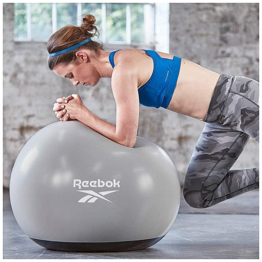 Фотографии Reebok Gymball RAB-40017BK 75 см (серый/черный)