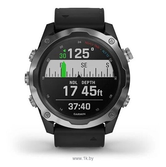 Фотографии Garmin Descent Mk2 stainless steel with silicone band