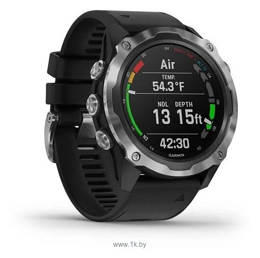 Фотографии Garmin Descent Mk2 stainless steel with silicone band