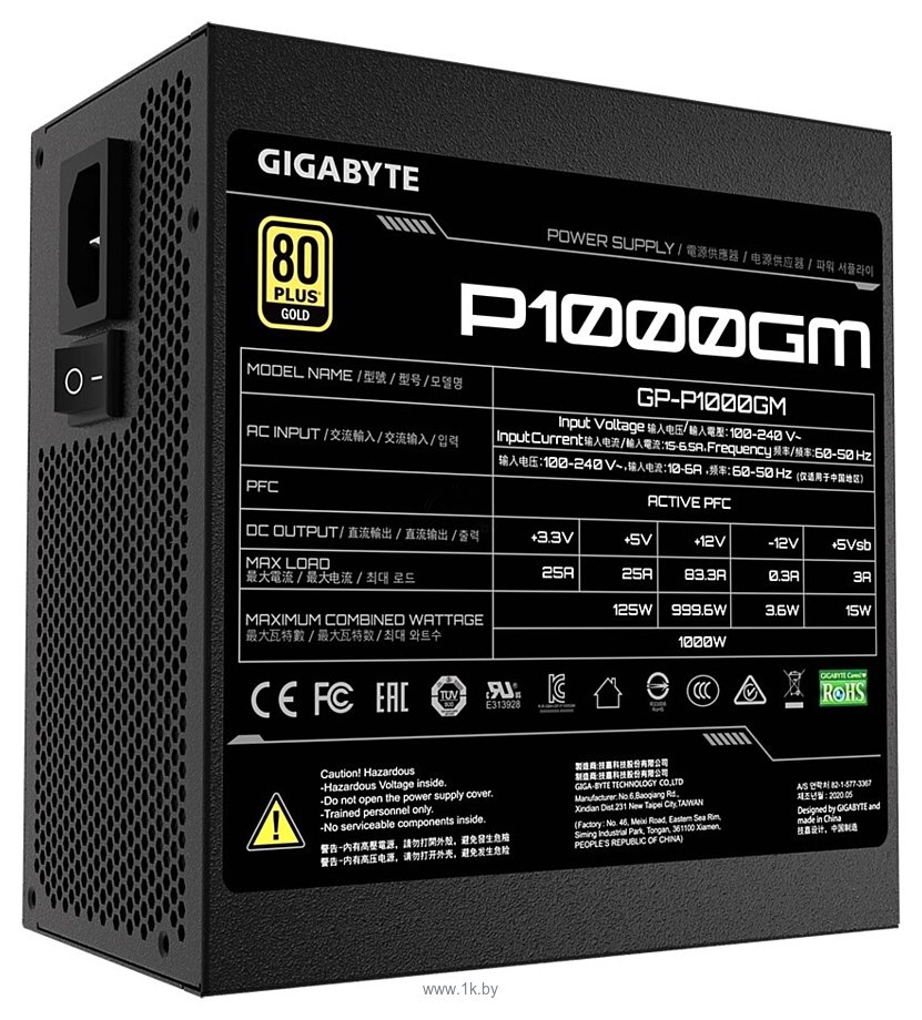 Фотографии GIGABYTE GP-P1000GM 1000W