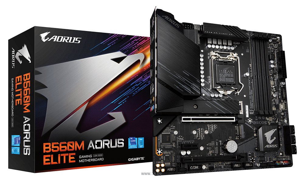 Фотографии GIGABYTE B560M AORUS ELITE (rev. 1.0)