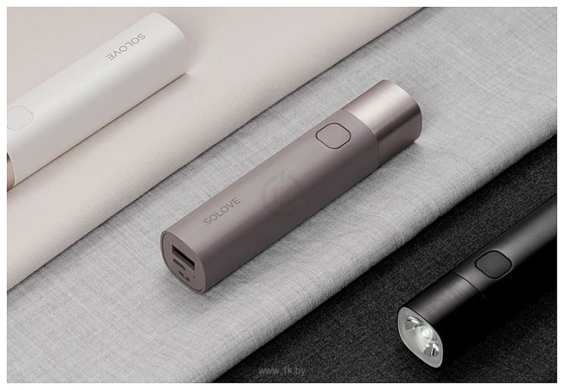 Фотографии Solove X3 Portable Flashlight Power Bank (коричневый)