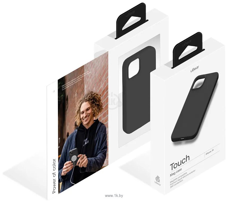 Фотографии uBear Touch Mag для iPhone 15 (черный)