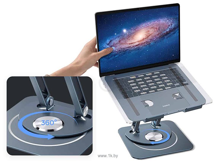 Фотографии Baseus UltraStable Pro Series Rotatable and Foldable Laptop Stand (3-Hinge Version)