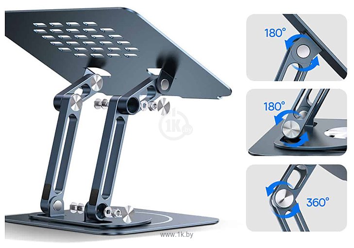 Фотографии Baseus UltraStable Pro Series Rotatable and Foldable Laptop Stand (3-Hinge Version)