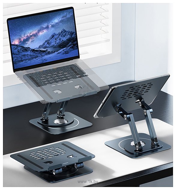 Фотографии Baseus UltraStable Pro Series Rotatable and Foldable Laptop Stand (3-Hinge Version)
