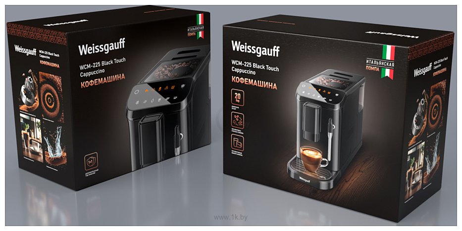 Фотографии Weissgauff WCM-225 Black Touch Cappuccino