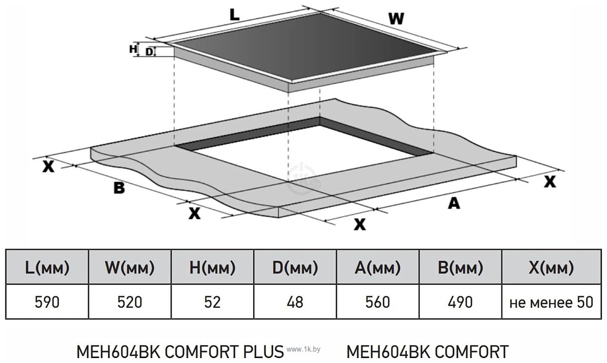 Фотографии Meferi MEH604BK Comfort