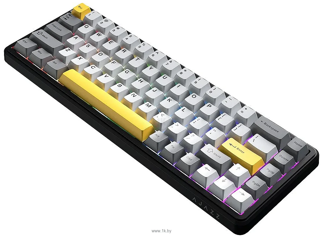 Фотографии Ajazz AK680 Max 8+1K black/gray/yellow Фотографии Ajazz AK680 Max 8+1K black/gray/yellow