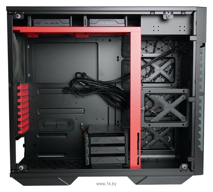 Фотографии IN WIN 509 (BXR148) w/o PSU Black/red