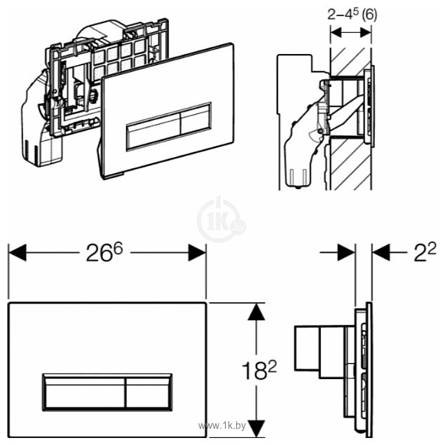 Фотографии Geberit Sigma 40 115.600.KR.1