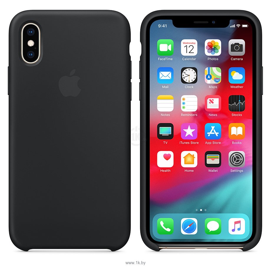 Фотографии Apple Silicone Case для iPhone XS Max Black