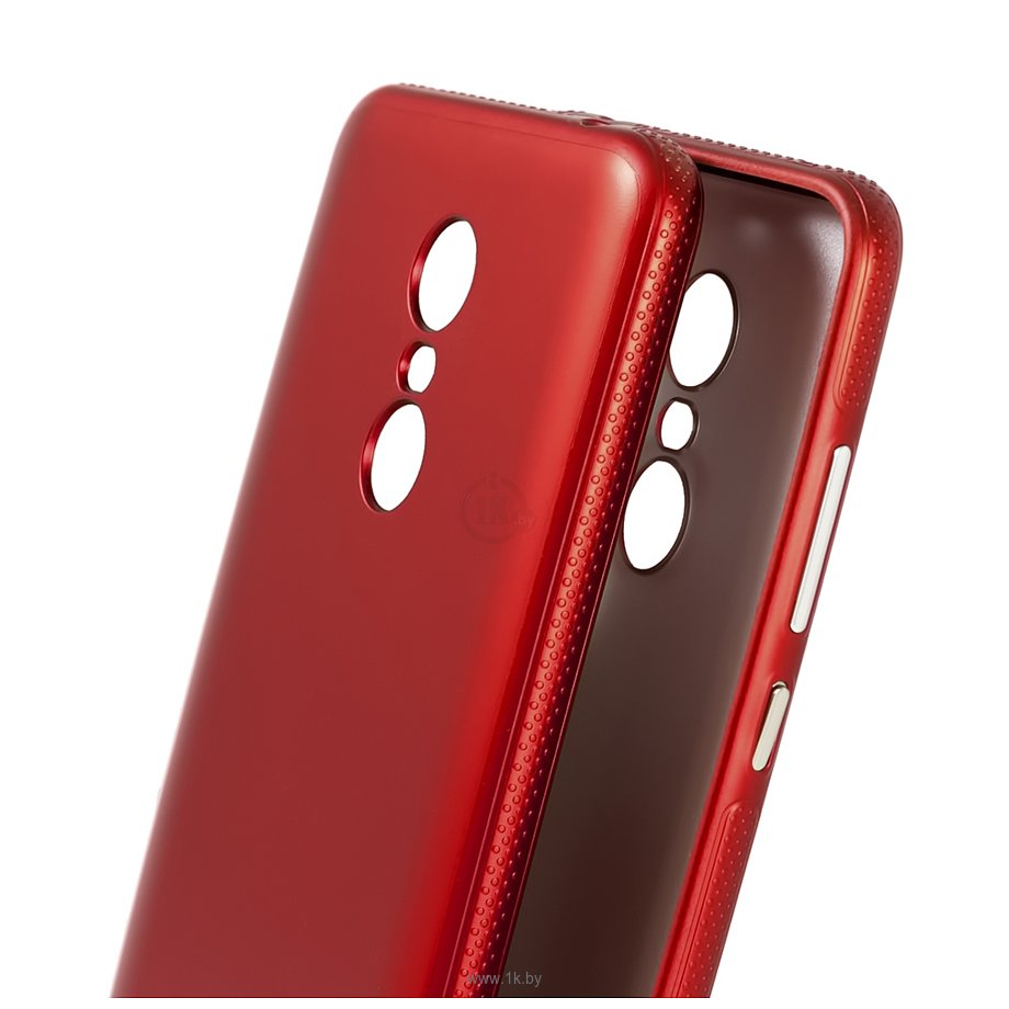 Фотографии Case Deep Matte v.2 для Xiaomi Redmi 5 Plus (красный)