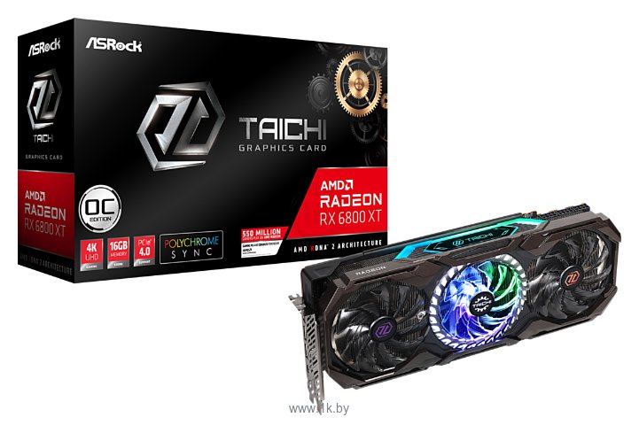 Фотографии ASRock Radeon RX 6800 XT Taichi X 16G OC (RX6800XT TCX 16GO)