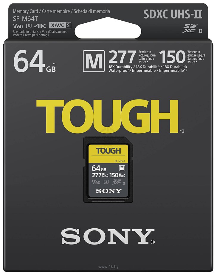 Фотографии Sony SF-M Tough SDXC 64GB