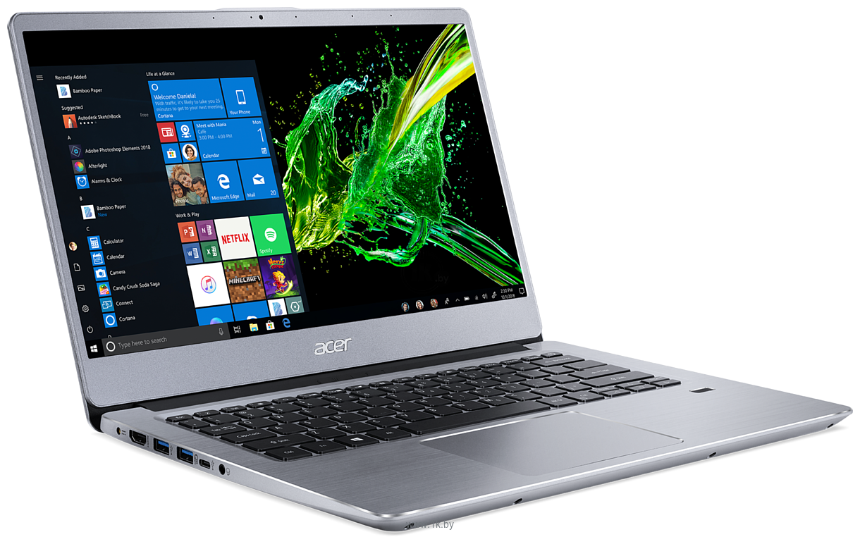 Фотографии Acer Swift 3 SF314-41-R2L8 (NX.HFDEU.04G)